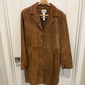 Suede coat